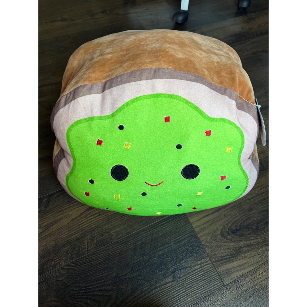 Squishmallows Sinclair Avocado Toast Stackable Plush Kellytoy 20 Inch NWT